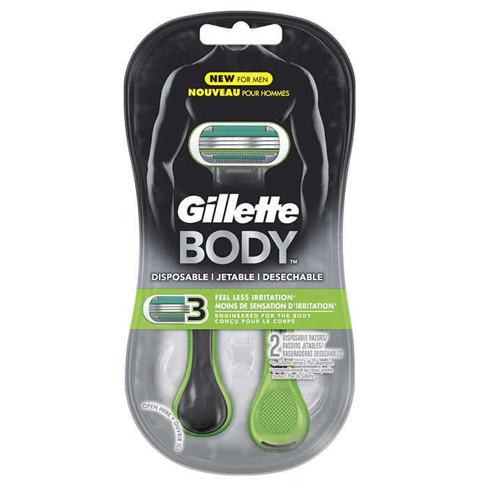 Buy Gillette Body New For Men - Disposal Feel Less Irritation - Purplle