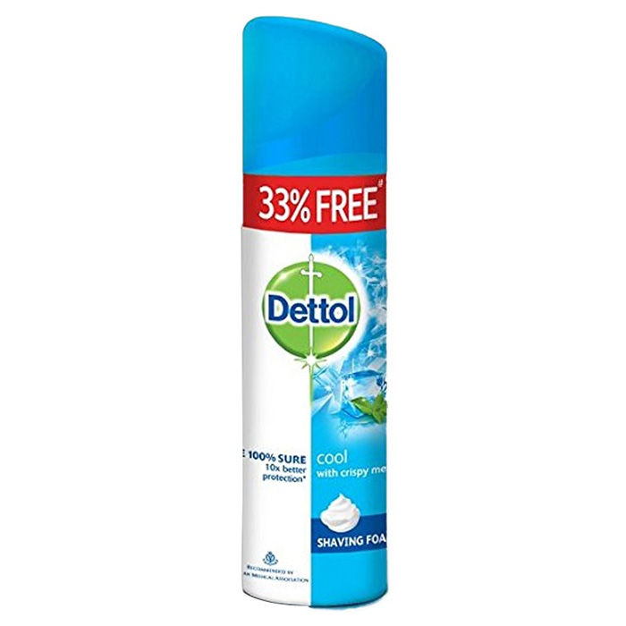 Buy Dettol Cool Shaving Foam (200 g) - Purplle