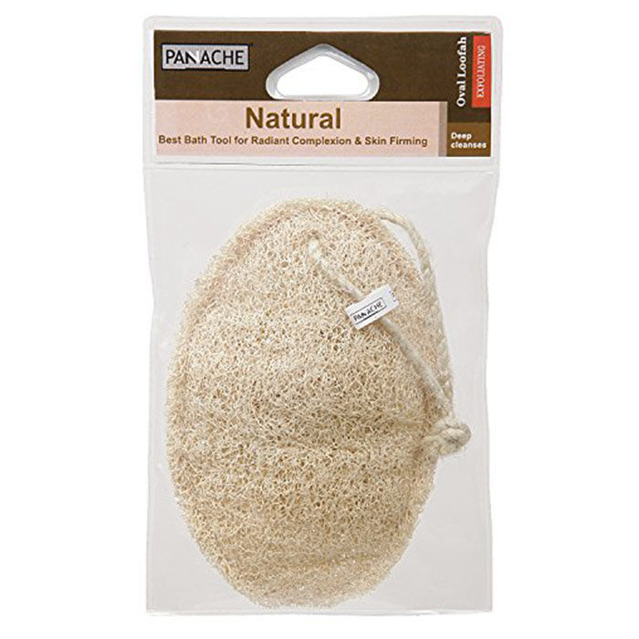 Buy Panache Natural Oval Loofah - Radiant Complexion Bathing Tool - Purplle