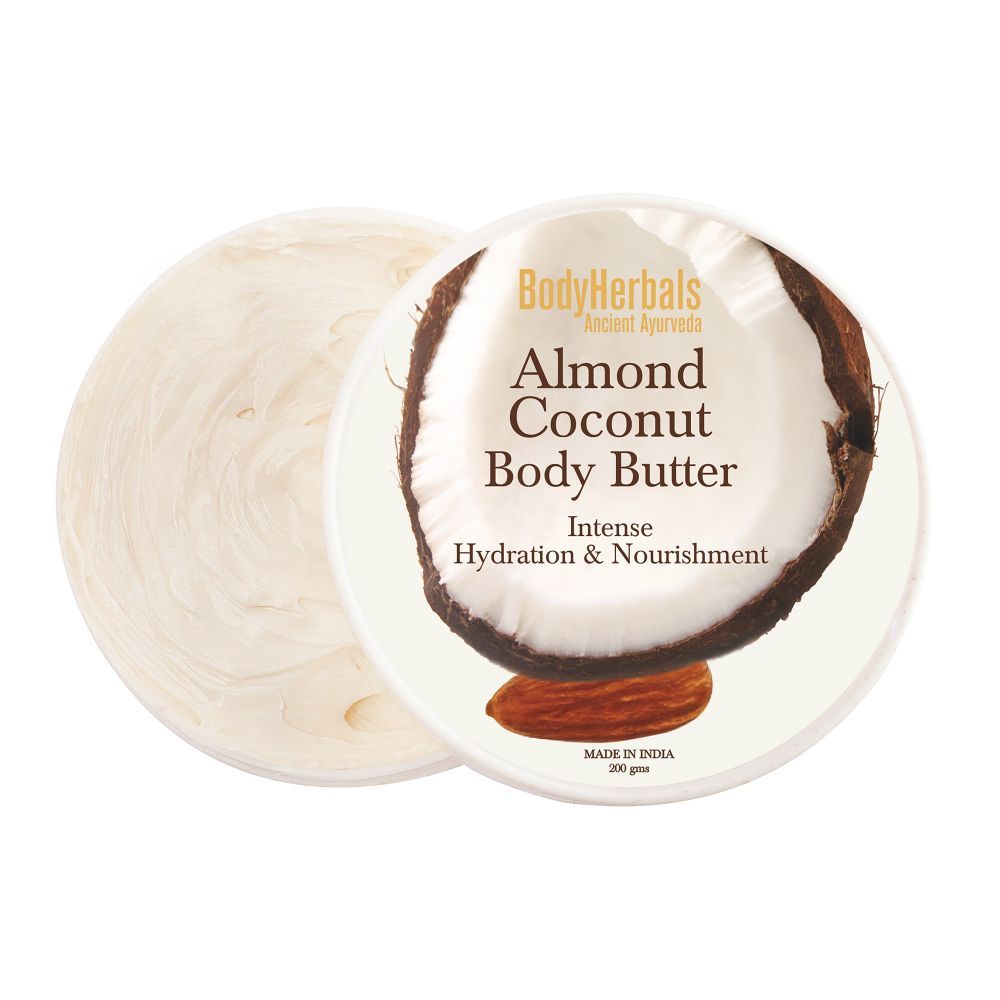 Buy BodyHerbals Ancient Ayurveda Almond Coconut Body Butter - Intense Hydration & Nourishment (200 g) - Purplle