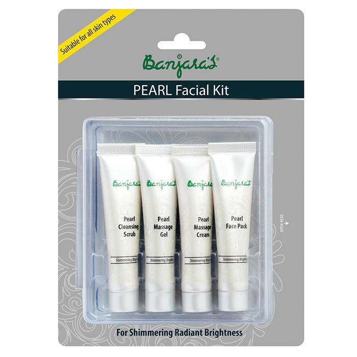 Buy Banjara's Facial Kit Pearl (15 g*4) - Purplle