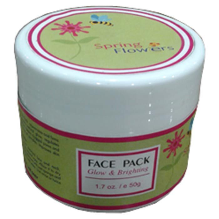 Buy Zenvista Spring Flowers Glow & Brightening Face Pack (50 g) - Purplle