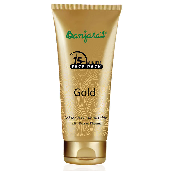 Buy Banjara's 15 Minute Face Pack Gold (50 g) (Tube) - Purplle