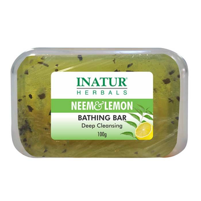 Buy Inatur Neem & Lemon Bathing Bar (100 g) - Purplle