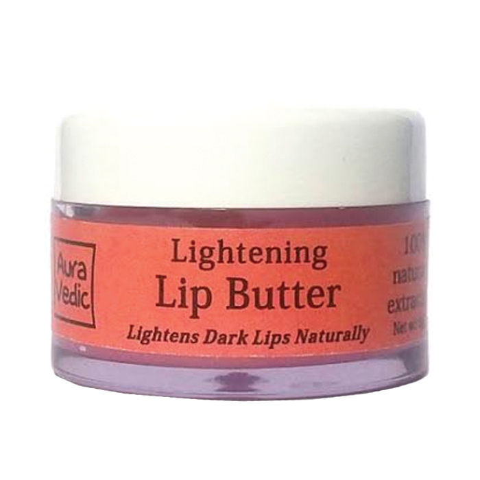 Buy Auravedic Lip Butter with Lightens Dark LipsNaturally (8 g) - Purplle