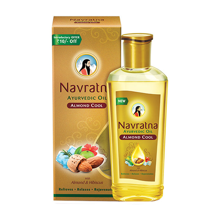 Buy Navratna Almond Cool Hair Oil (100 ml) - Purplle