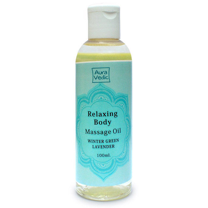 Buy Auravedic Relaxing Body Massage Oil (100 ml) - Purplle