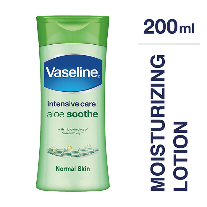 Buy Vaseline Intensive Care Aloe Soothe Dry Skin (200 ml) - Purplle