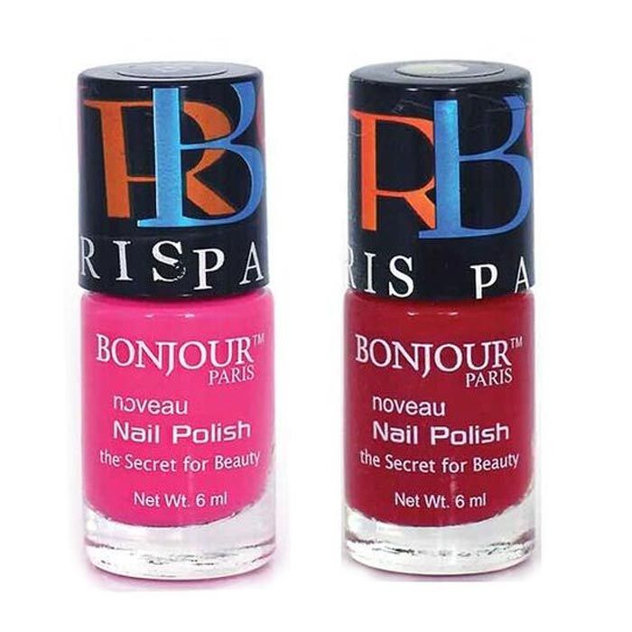 Buy Bonjour Paris Premium Nail Polish - Pink Rose / Red Matte (200 g) - Purplle
