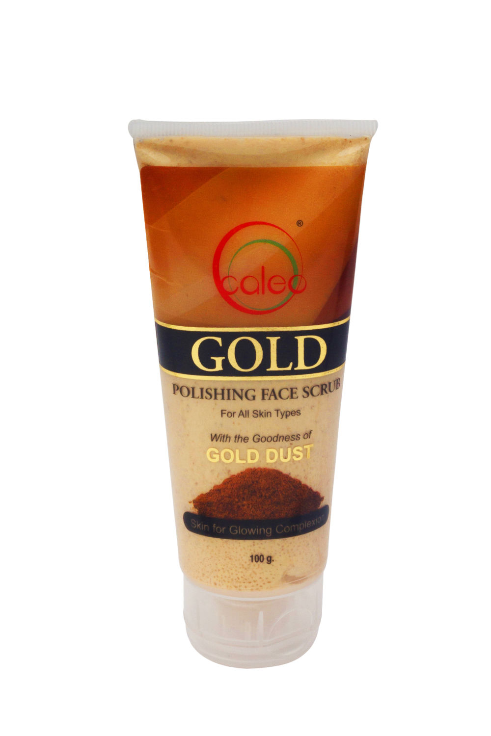 Buy Caleo Gold Polishing Face Scrub (100 g) - Purplle