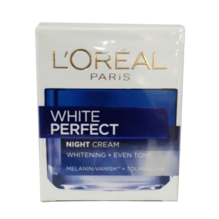 Buy L'Oreal Paris White Perfect Whitening + Even Tone Night Cream ( 50ml ) - Purplle
