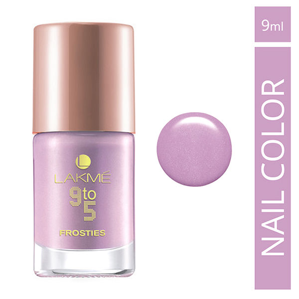Buy Lakme 9 to 5 Nail Frosties Mauve Frost (9 ml) - Purplle