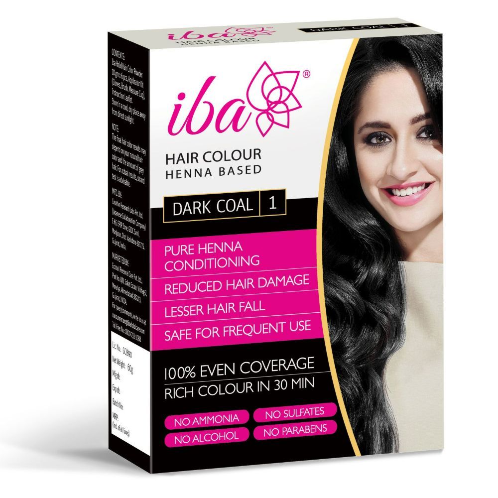 Buy Iba Halal Care Hair Colour (Dark Coal) (60 g) - Purplle