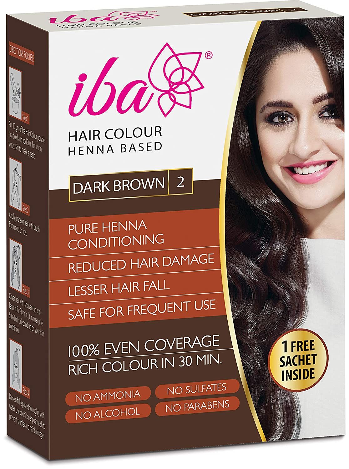 Buy Iba Hair Colour – Dark Brown (70 g) - Purplle