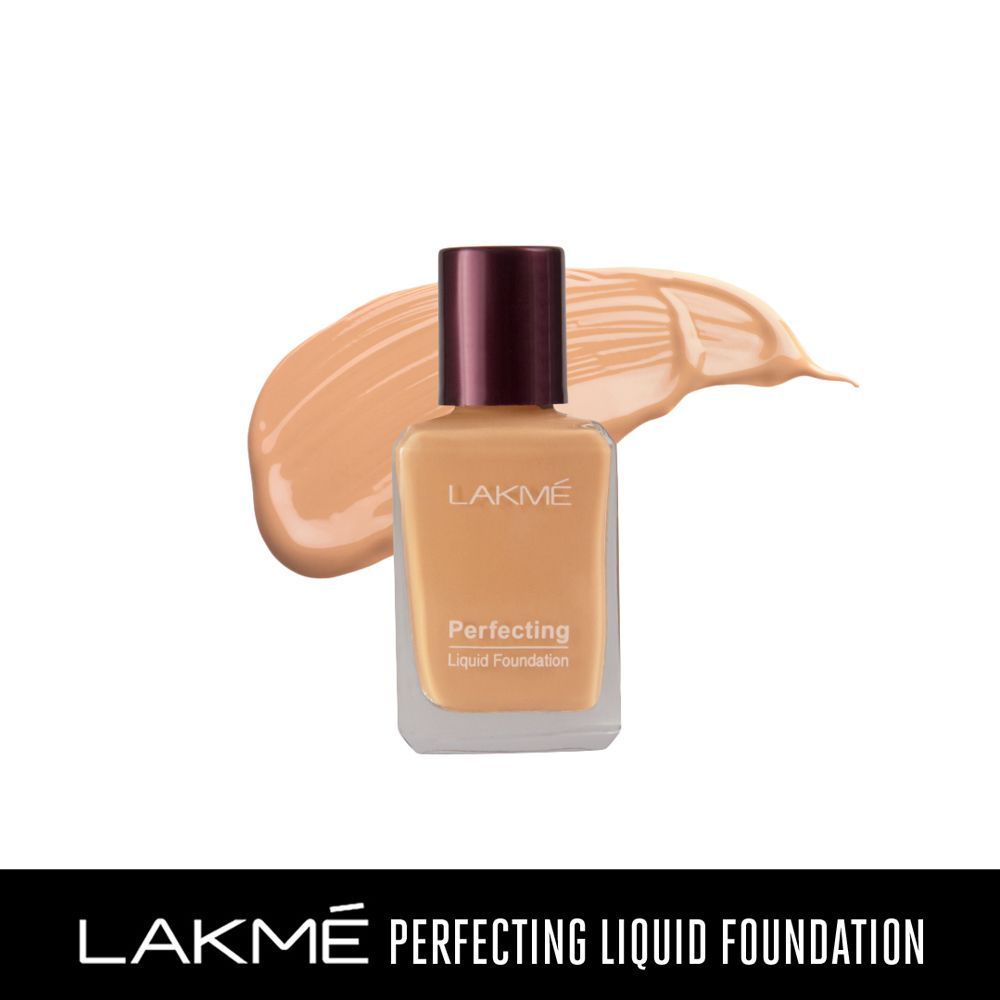 Buy Lakme Perfecting Liquid Foundation natural Coral (27 ml) - Purplle