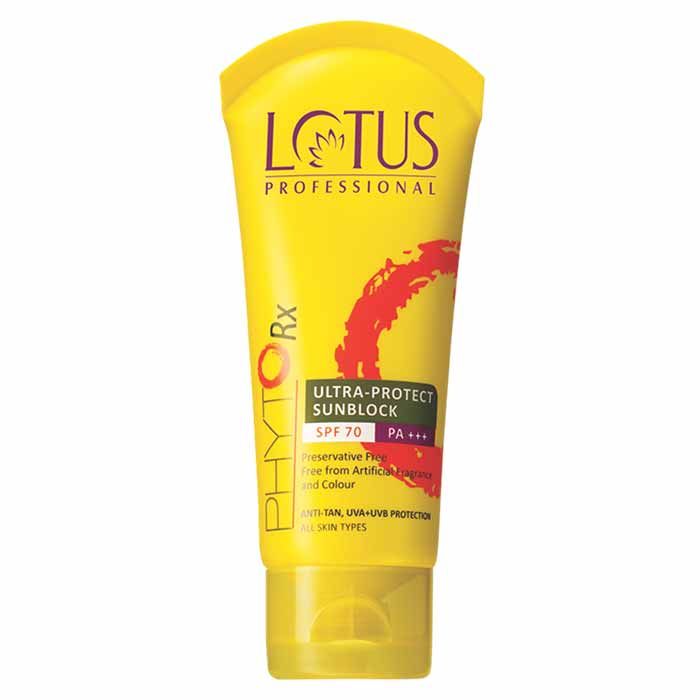 Buy Lotus Professional Phyto-Rx Ultra-Protect Sunblock SPF 70 Pa+++ (50 g) - Purplle