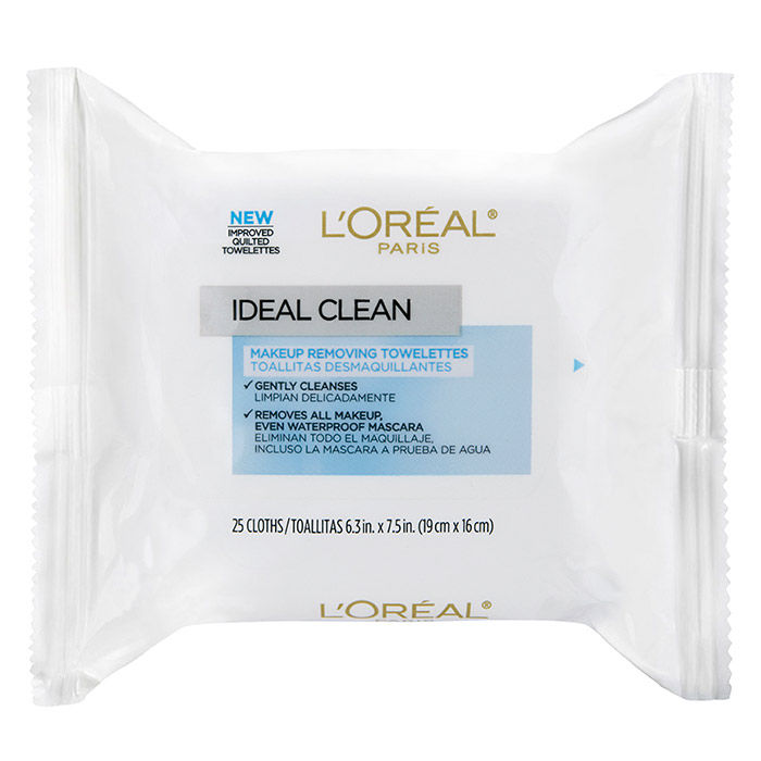 Buy L'Oreal Paris Ideal Skin Make Up Removing Towelettes (25 Wipes) - Purplle