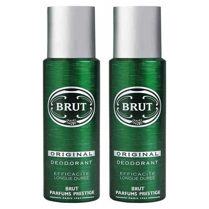 Buy Brut Deodorant - Original 200 ml Pack of 2 - Purplle