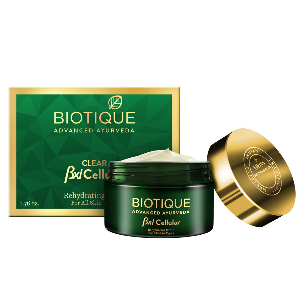Buy Biotique BXL Cellular Clear - Bio clear rehydrating scrub (50 g) - Purplle