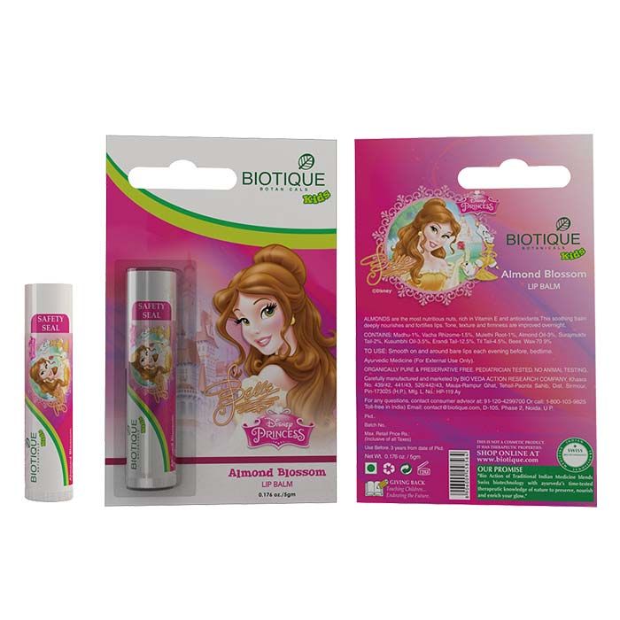 Buy Biotique Almond Blossom Princess Lip Balm (5 g) - Purplle