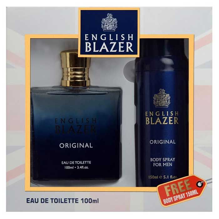 Buy English Blazer Original Gift Set For Men (100 ml + 150 ml) - Purplle