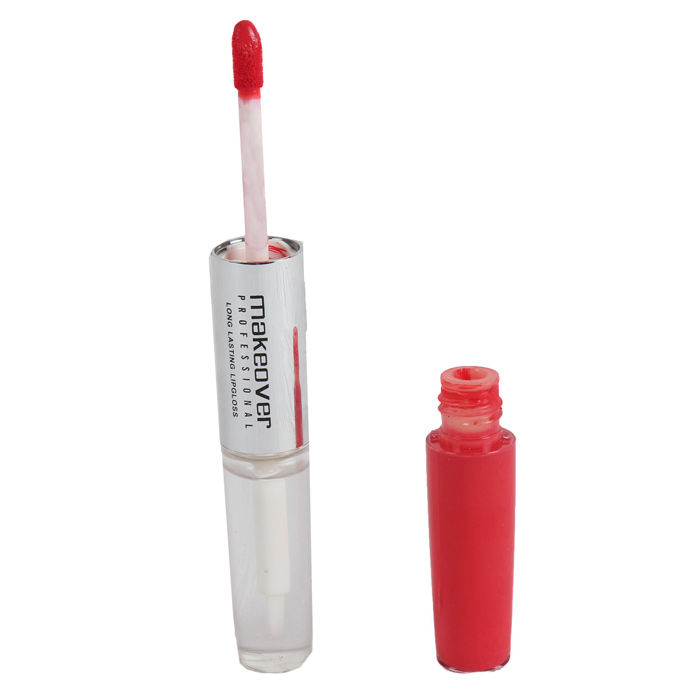 Buy Makeover Long Lasting Lip Gloss Peach 08 (9 ml) - Purplle