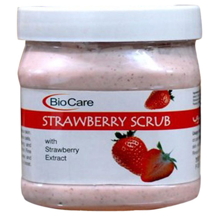 Buy Biocare Strawberry Scrub (500 ml) - Purplle