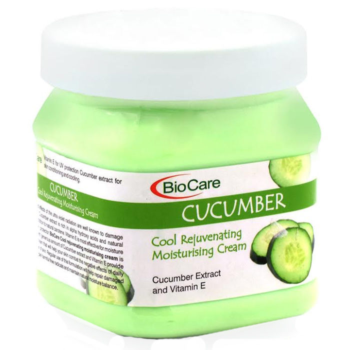 Buy Biocare Face & Body Cream Cucumber (500 ml) - Purplle
