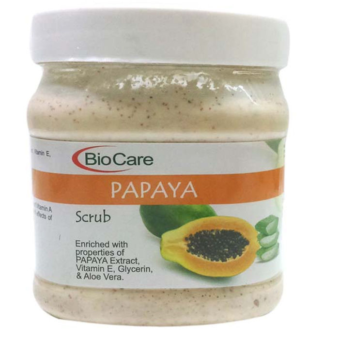 Buy Biocare Papaya Scrub (500 ml) - Purplle