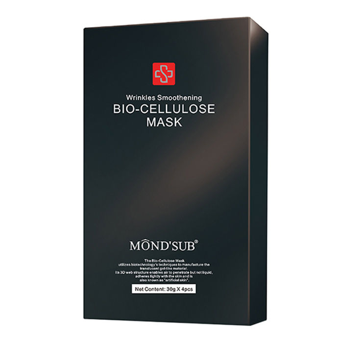 Buy MondSub Wrinkles Smoothening Bio-Cellulose Face Mask Pack Of 4 - Purplle