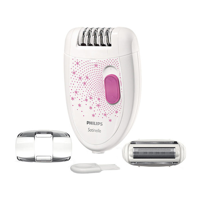 Buy Philips For Legs, Arms And Armpits Epilator BRE201/00 - Purplle