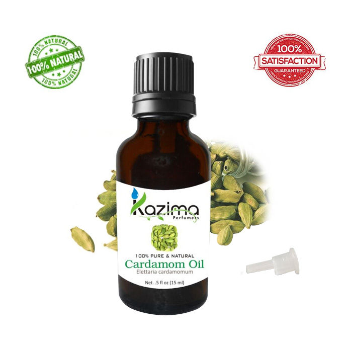 Buy Kazima Cardamom Essential Oil 100% Pure Natural & Undiluted Oils (15 ml) - Purplle