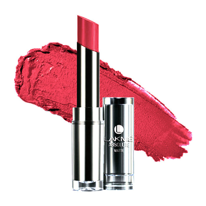 Buy Lakme Absolute Sculpt Hi-Definition Matte Lipstick Pink Flash (3.7 g) - Purplle