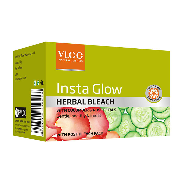 Buy VLCC Insta Glow Herbal Bleach (342 g) - Purplle
