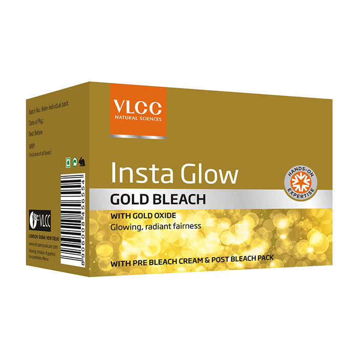 Buy VLCC Insta Glow Gold Bleach (6.6 g) - Purplle