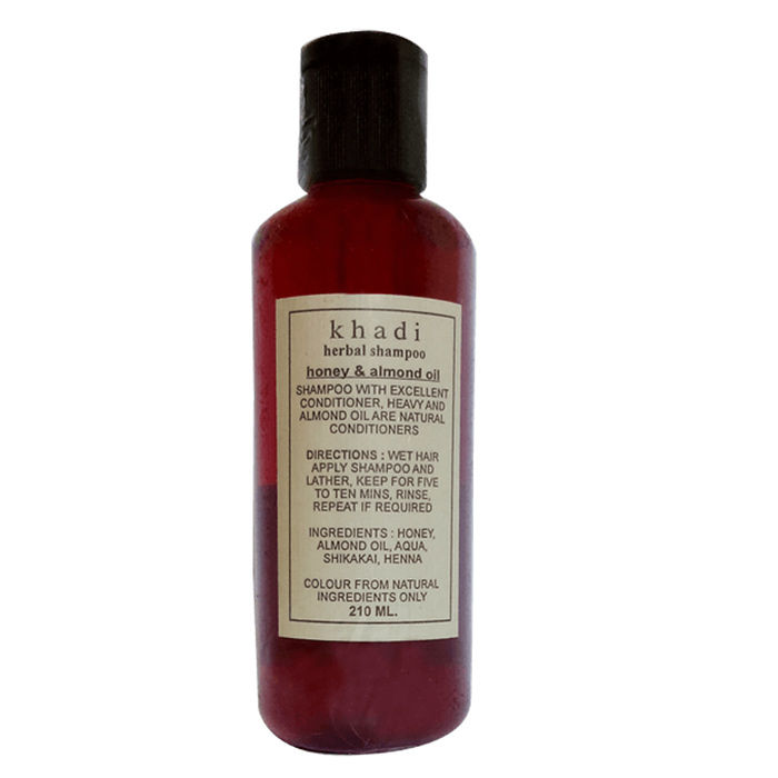 Buy Khadi Honey Almond Herbal Shampoo 210 ml - Purplle