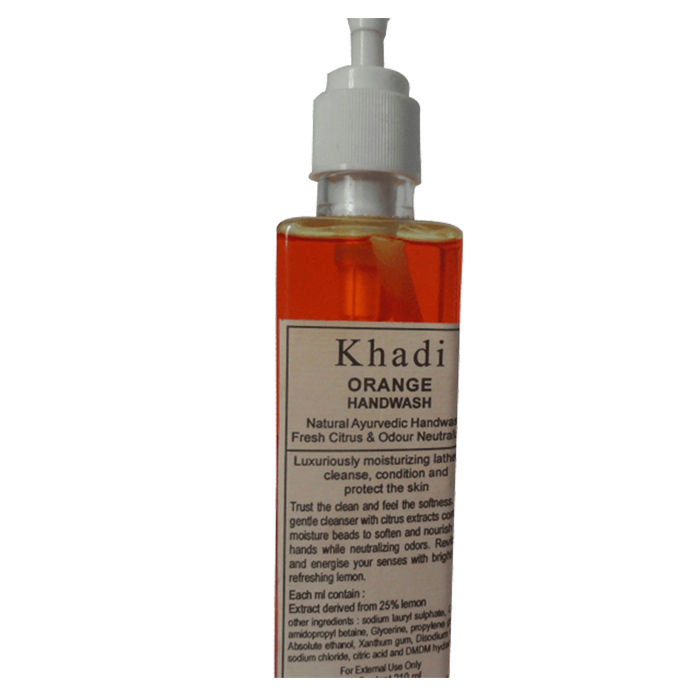 Buy Khadi Orange Hand Wash 210 ml - Purplle