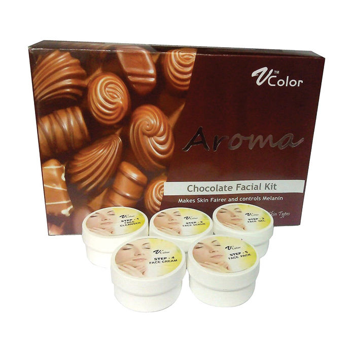 Buy V-Color Aroma Chocolate Facial Kit (270 g)(5 Steps) - Purplle