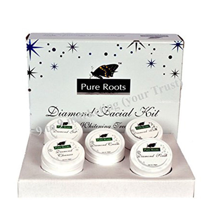 Buy Pure Roots Diamond Facial Kit (300 g) - Purplle