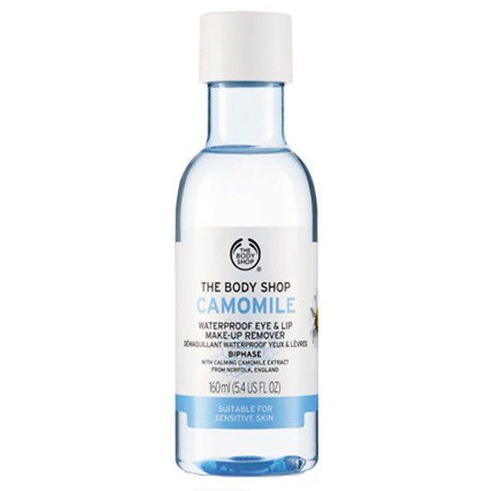 Buy The Body Shop Camomile Waterproof Eye & Lip Make Up Remover (160 ml) - Purplle