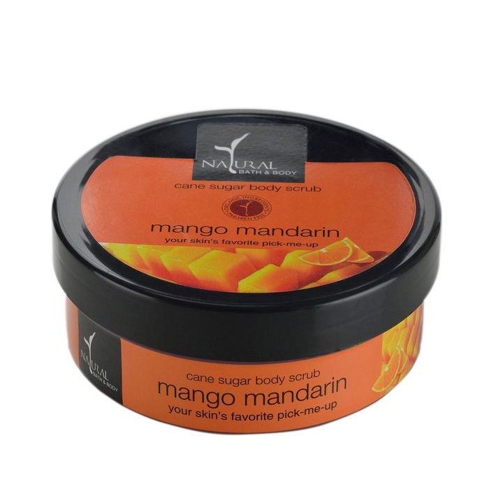 Buy Natural Bath & Body Mango Mandarin Cane Sugar Body Scrub (200 ml) - Purplle