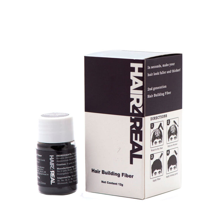 Buy Hair4Real Combo of Hair Building Fibres Travel Pack Dark Brown (12 g + 5 g) - Purplle