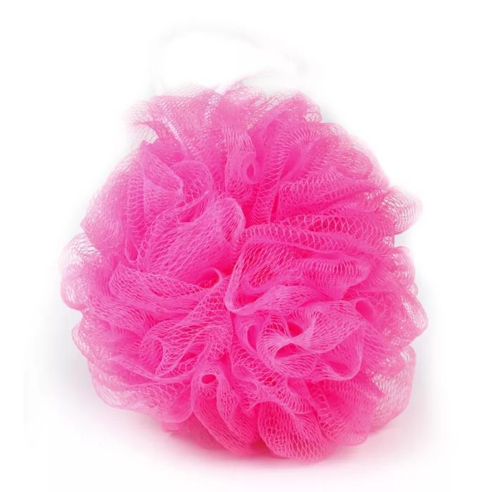 Buy PANACHE Bath Puff Loofah Rose Pink - Purplle