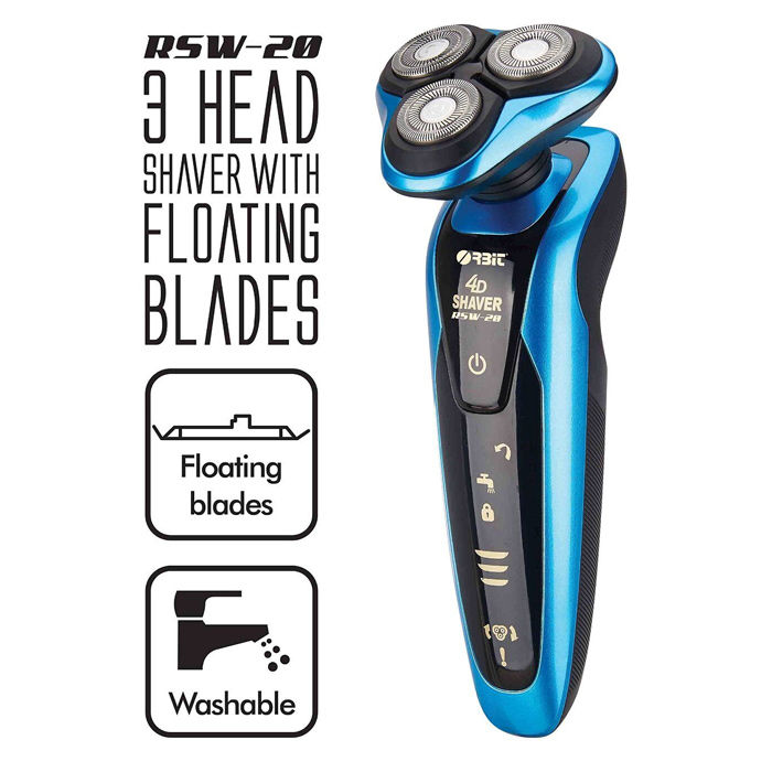 Buy Orbit 3 Head Shaver With Floating Blades - Purplle
