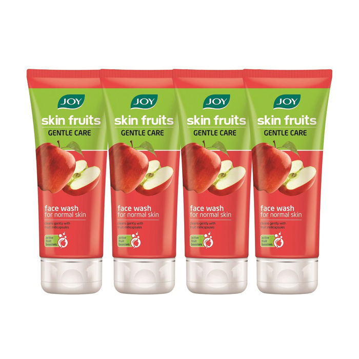 Buy Joy Skin Fruits Gentle Care Apple Face Wash (Pack Of 4 X 50 ml) - Purplle