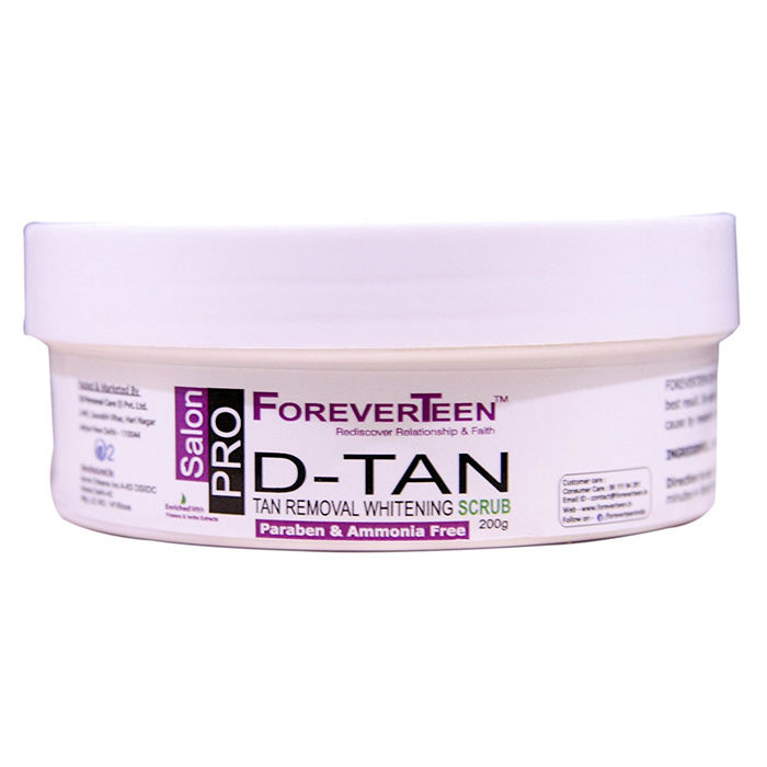Buy Foreverteen Salon Pro D TAN Tan Removal Whitening Scrub (500 g) - Purplle