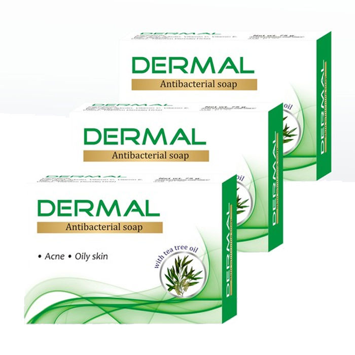 Buy Biotrex Dermal Antibacterial Soap (Pack Of 3) - Purplle
