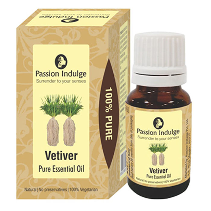 Buy Passion Indulge Vetiver Essential Oil Stretch Marks, Wrinkles and Hormonal Balancing - 5ml - Purplle