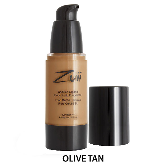 Buy Zuii Organic Certified Liquid Foundation Olive Tan (30 g) - Purplle