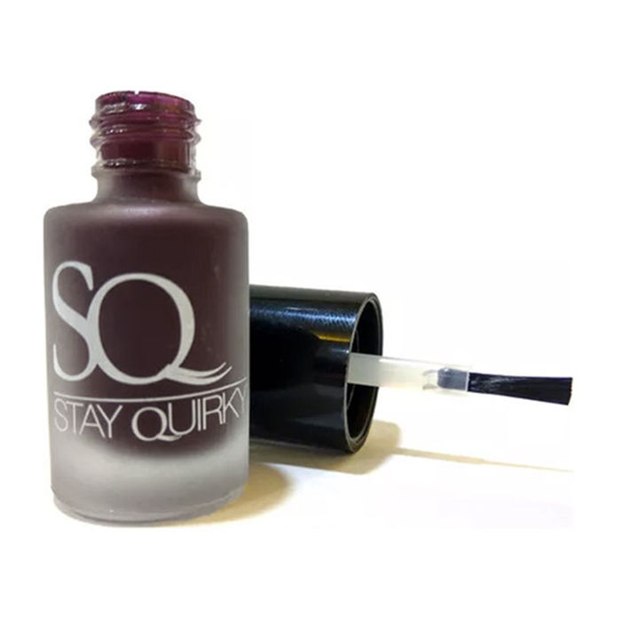 Buy Stay Quirky Nail Polish, Matte Effect, Maroon - Matte About it 1048 (6 ml) - Purplle
